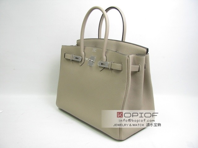 エルメス バーキン35 トゴ ゥルティールグレー her432